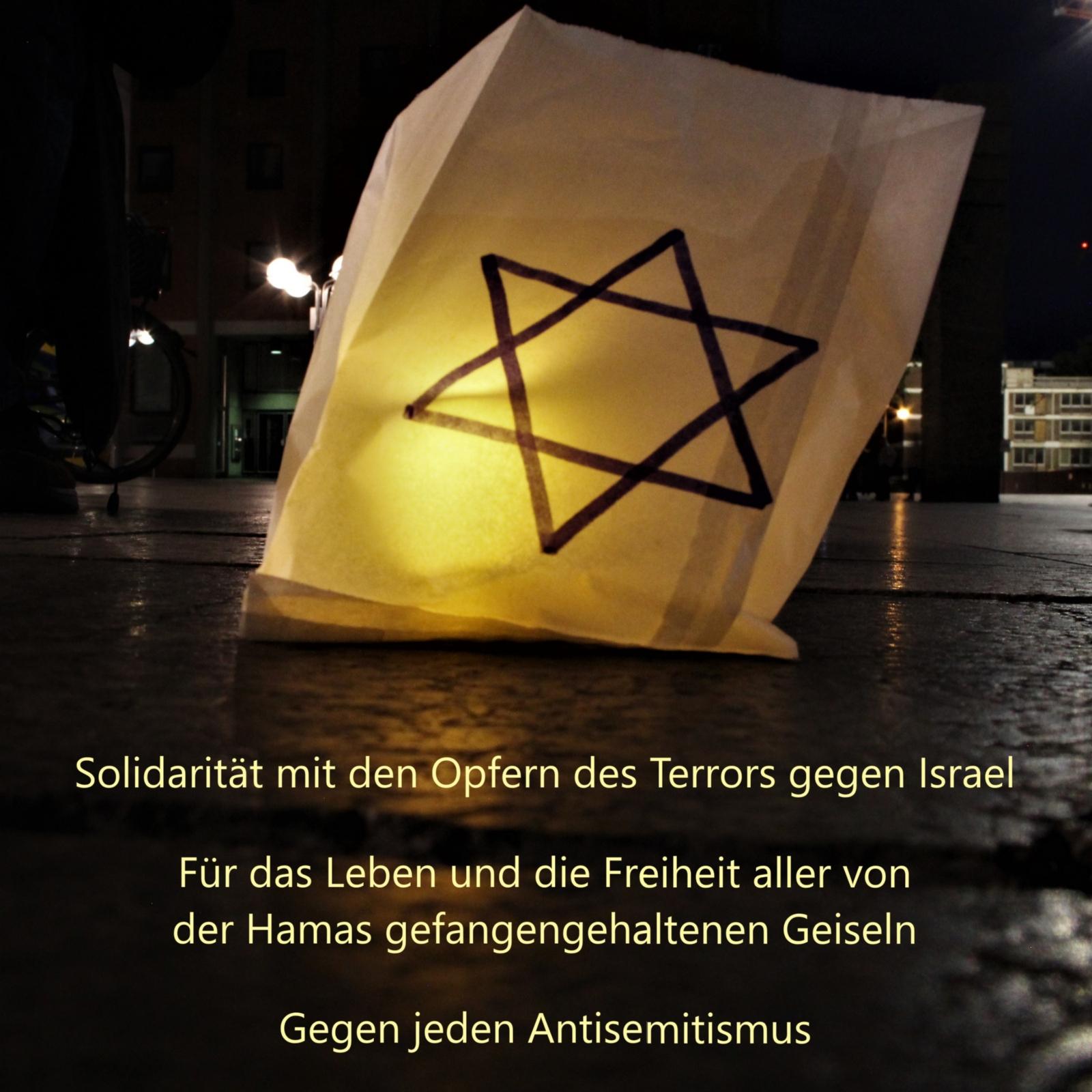 Gedenken und Solidarität mit Israel