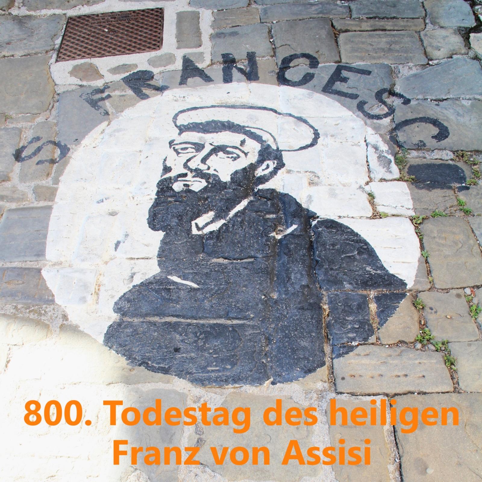Streetart vor Kirche und ehemaligem Kloster San Francesco in Suvereto (Toscana)