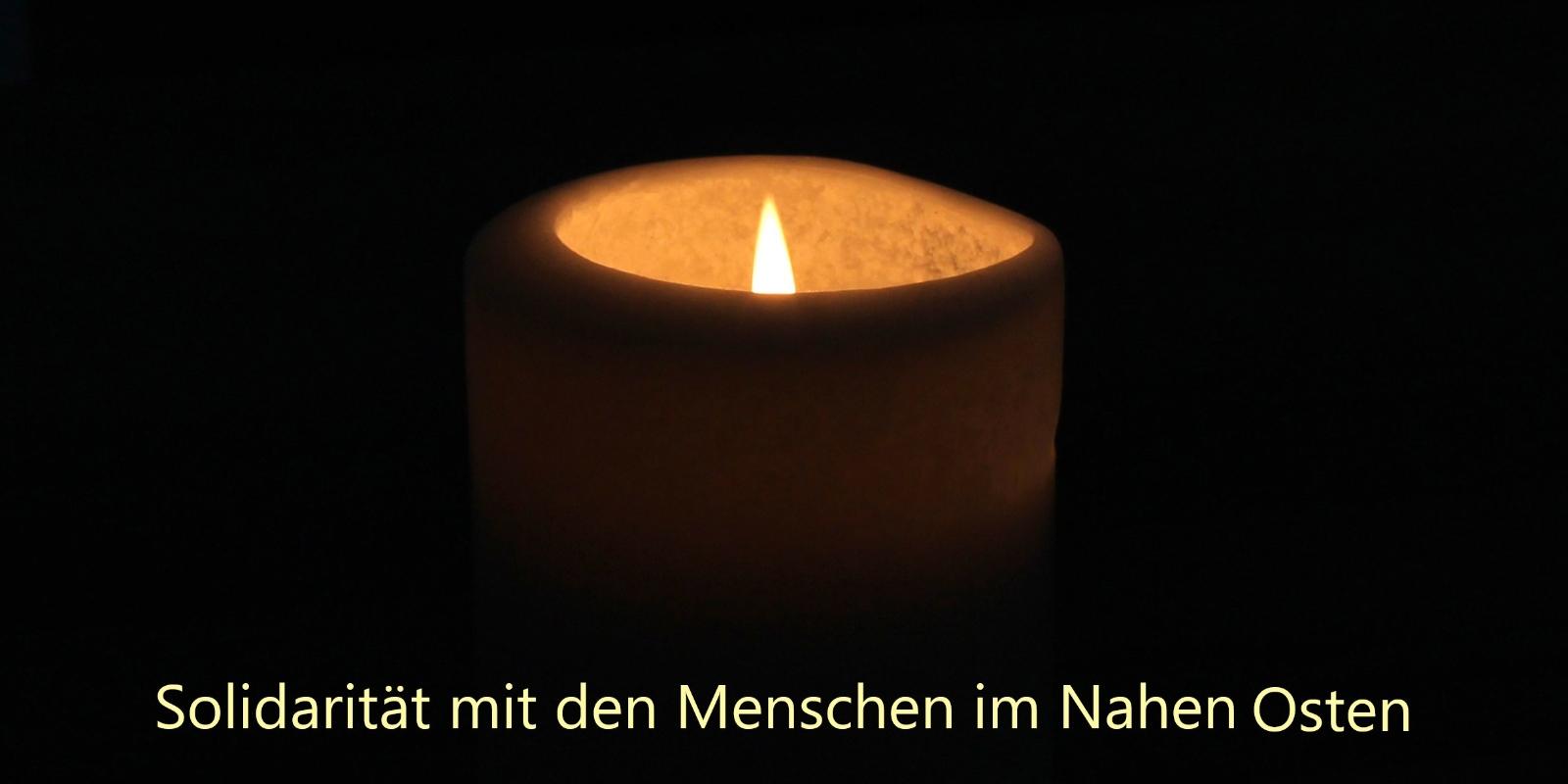 Solidarität mit den Menschen im Nahen Osten